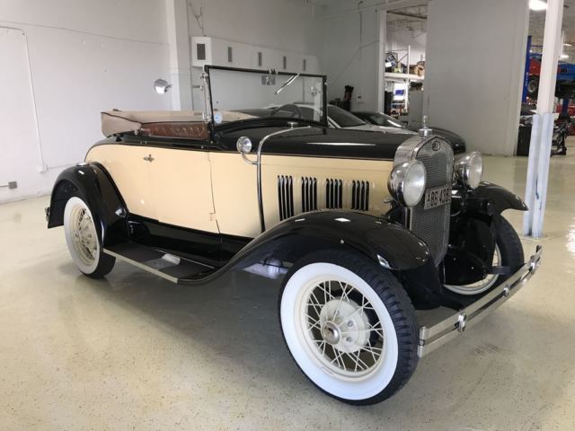 1930 ford model a roadster convertible 3 owners with receipts and records !!