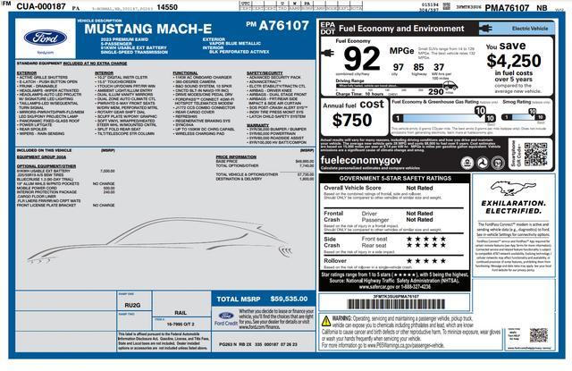 2023 ford mustang mach-e premium