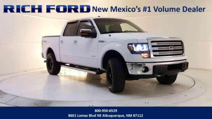 2014 ford f-150 lariat 4x4 lariat 4dr supercrew styleside 5.5 ft. sb for sale in albuquerque, new mexico