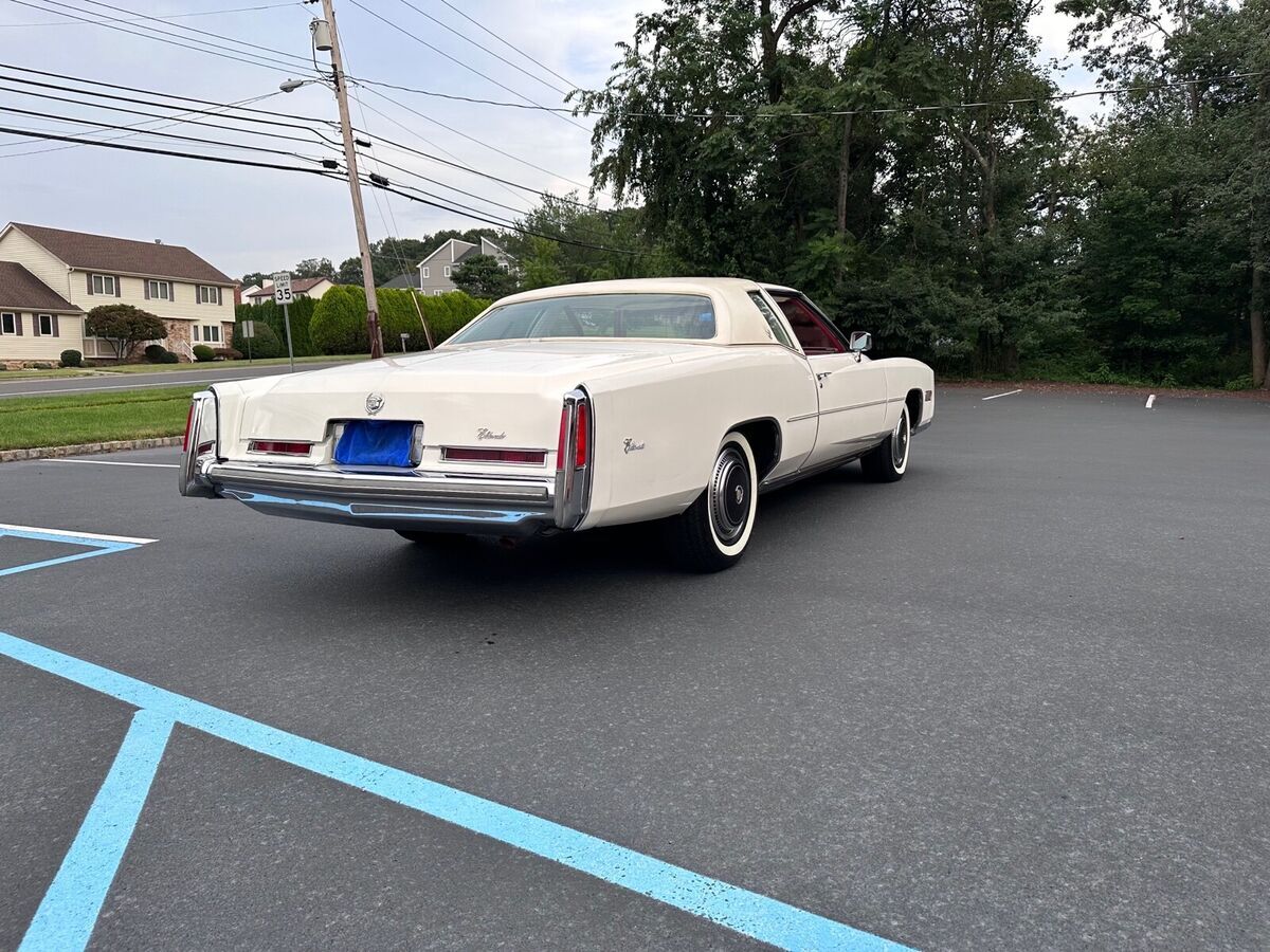 1976 cadillac eldorado coupe white fwd automatic eldorado