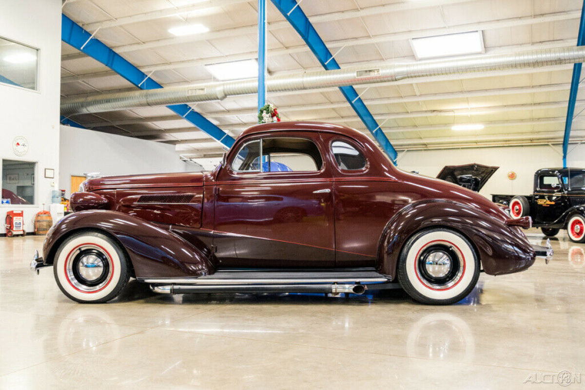 1937 chevrolet master deluxe coupe street rod 350ci v8 auto steel body real 37