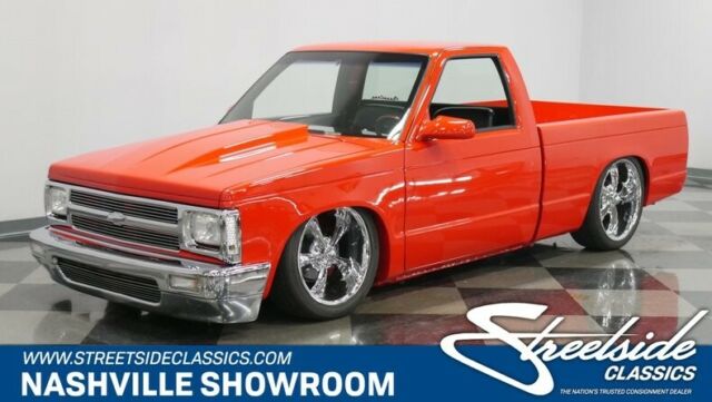 s10 custom mini truck air ride slick paint