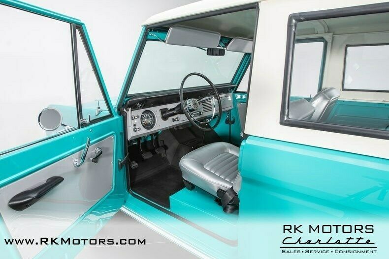 1966 ford bronco caribbean turquoise suv 170 inline 6