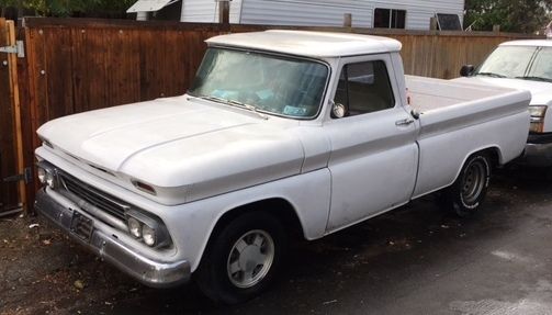 chevrolet chevy c-10 short bed fleet side rust free 350v8 pickup so cal driver