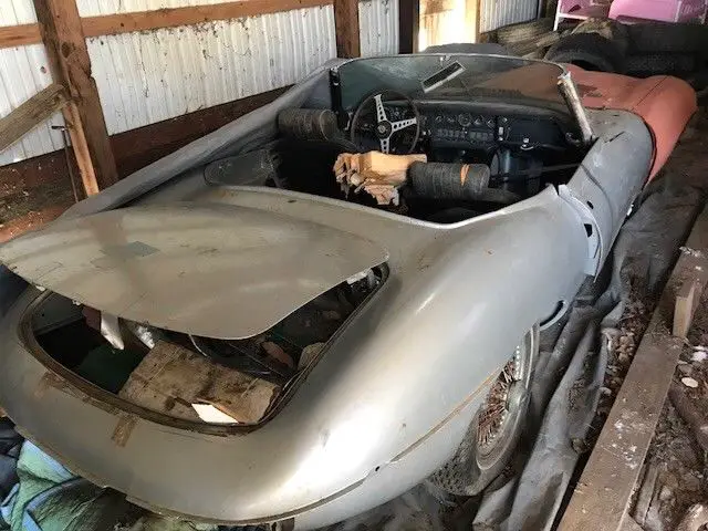 jaguar e type 1969 serie 2 roadster, matching numbers unfinshed project complete