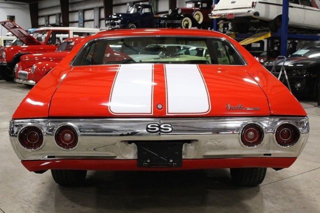 1972 chevrolet chevelle ss 98027 miles cranberry red coupe 454cid v8 automatic