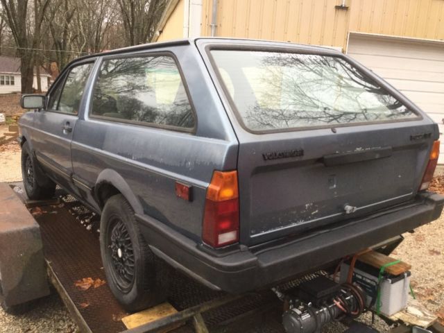 classic 1988 volkswagen fox gl 2 door wagon, with upgraded brakes and 5 speed