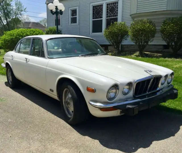 1974 jaguar xj6 l chevy 350 motor & tranny conversion - white - california car!