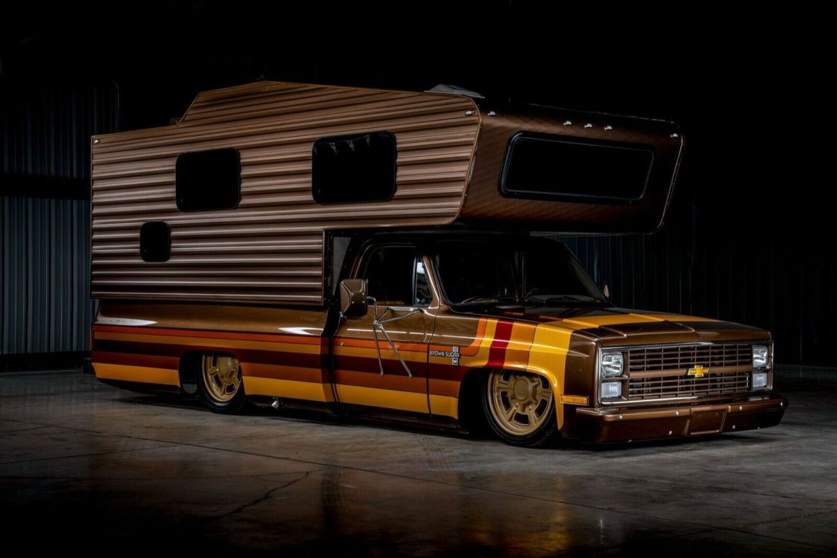 1983 chevrolet c30 camper sema 2019 build by river city rods c10 square body!