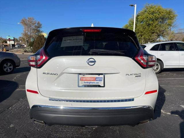 2017 nissan murano platinum