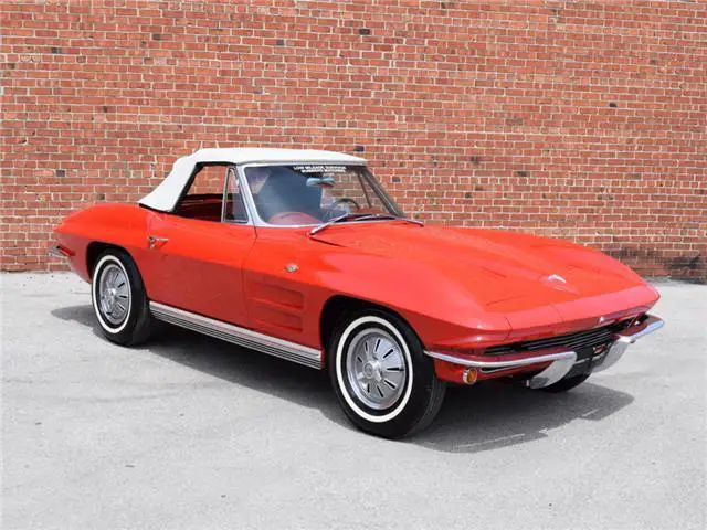 1964 chevrolet corvette, riverside red with 0 miles available now!