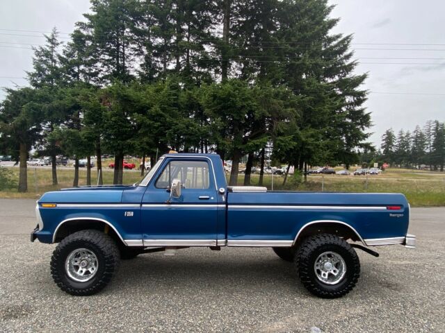 1973 fordf-250 custom factory highboy 78,000 orig. miles rust free no reserve!