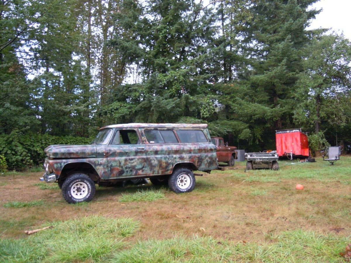 1966 chevrolet suburban factory 4x4