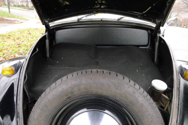 1965 vw beetle rare black on black less than 5000 miles since complete rebuild