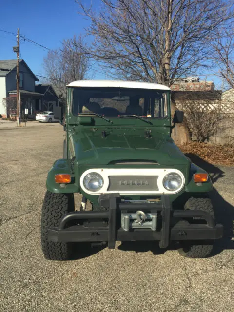 1968 toyota land cruiser (rare), in excellent condition, 350 dic v8, green