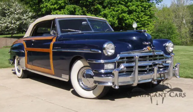 1949 chrysler town & country convertible - amazing original example!