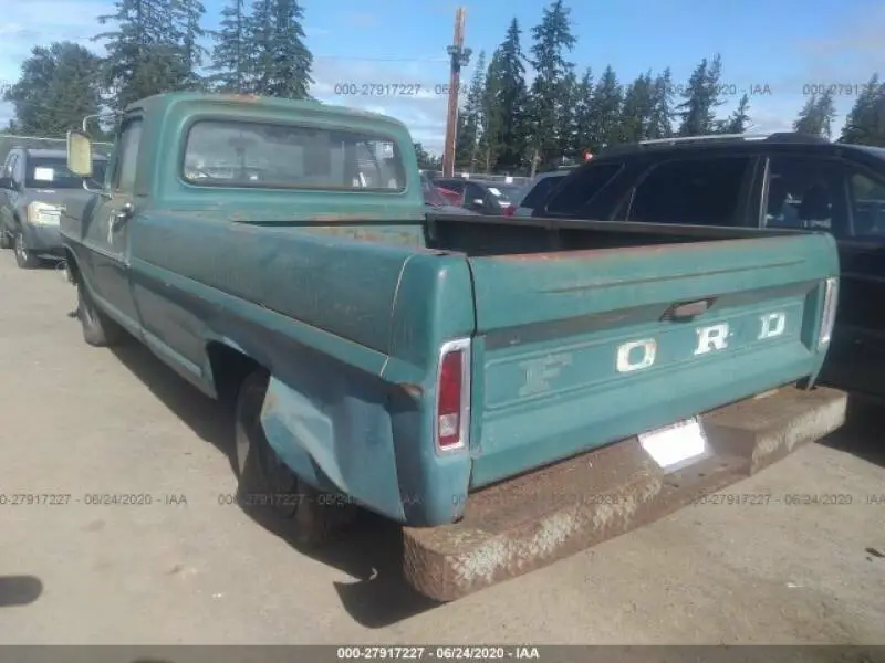 1967 ford f-100 custom cab 360 5.9l manual rwd v8 5.9l original/ unrestored