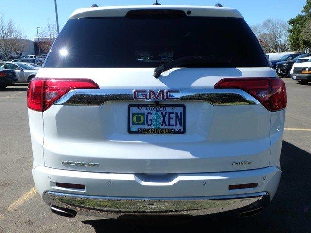 used 2018 gmc acadia awd denali eugene, or 97401 for sale in college crest, oregon