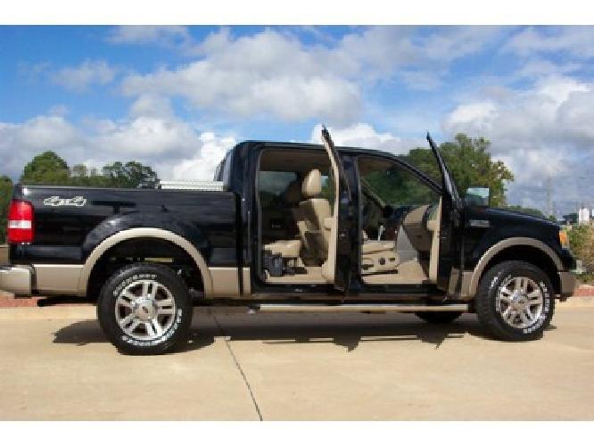 2005 ford f-150 4x4 crew lariat,heated leather,truck in miami, fl