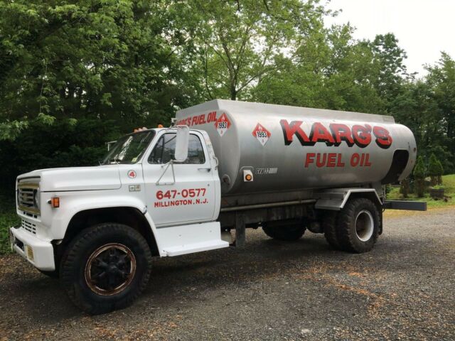 1987 c70 chevy fuel oil delivery truck 2800 gal aluminum tank 27,956 orig mile
