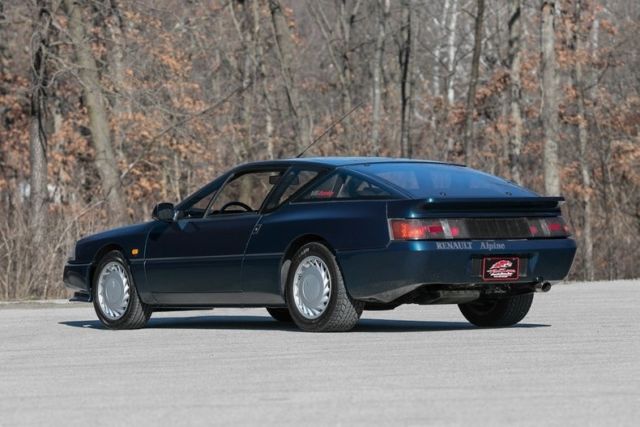 1990 renault alpine gta turbocharged v6 31k original kilometers very rare
