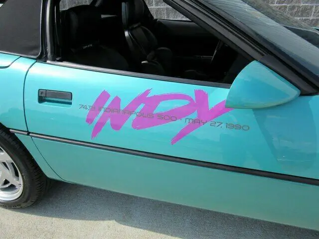 1990 chevrolet corvette indy 500 pace car