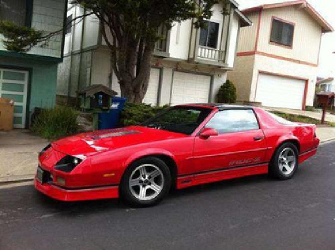 1989 chevy camaro iroc-z 5.7 automatic (2nd owner)__ original miles in oakley, ca