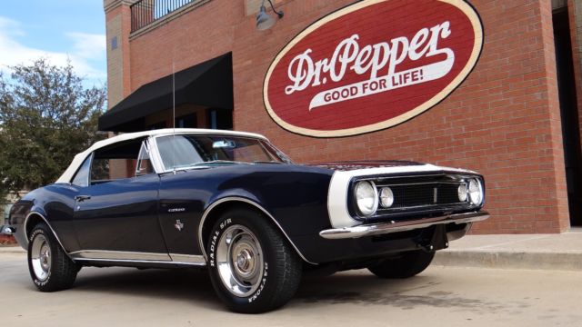 1967 chevy camaro convertible 327 v-8 video