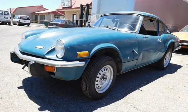 1971 triumph gt6 mkiii--long, long time sitter- beautiful solid rustfree project