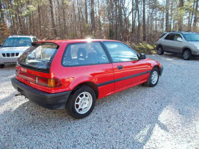 1989 honda civic dx hatchback. si interior. clean