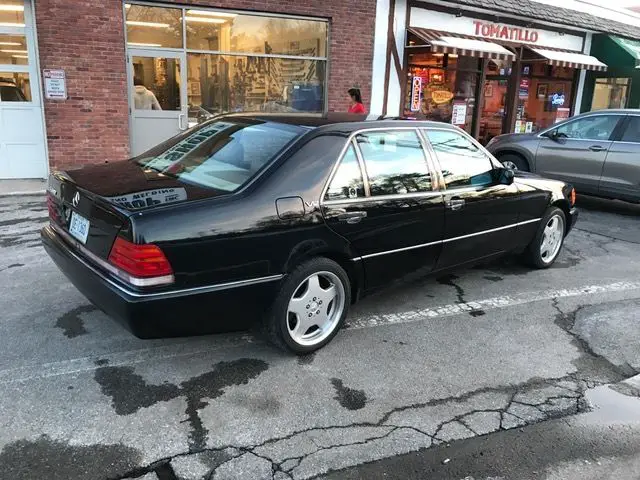 1992 mercedes 600 sel v12 black tan 57800 miles rare find nice car!