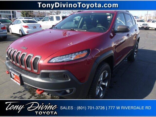 used 2015 jeep cherokee 4wd trailhawk riverdale, ut 84405 for sale in ogden, utah