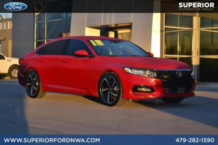 2018 honda accord sport sport 4dr sedan (1.5t i4 cvt for sale in siloam springs, arkansas