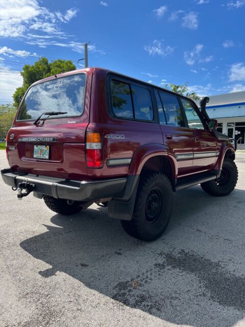1994 toyota land cruiser suv red 4wd automatic dj81