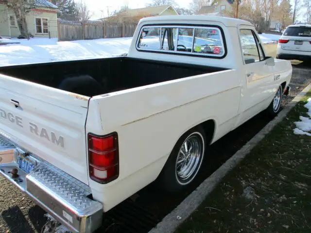1985 dodge ram 1500 pickup truck short wide box slant six manual transmission