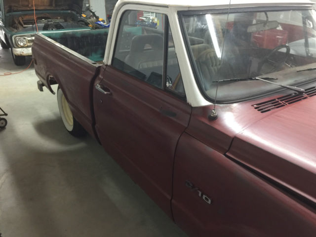 1969 chevrolet c-10 truck, swb, fleetside, rat rod, shop truck, c10 low reserve