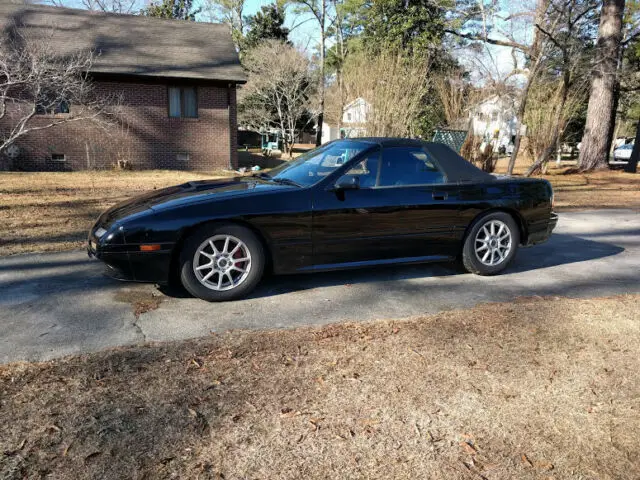 1989 mazda rx-7 factory turbo ii s5 convertible fc3c jdm black w black leather