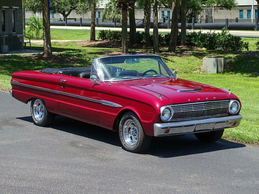 1963 ford falcon futura convertible burgundy metallic survivor