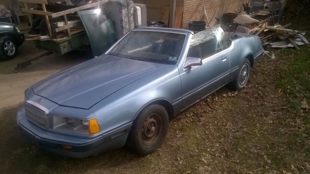 1986 mercury cougar convertible project