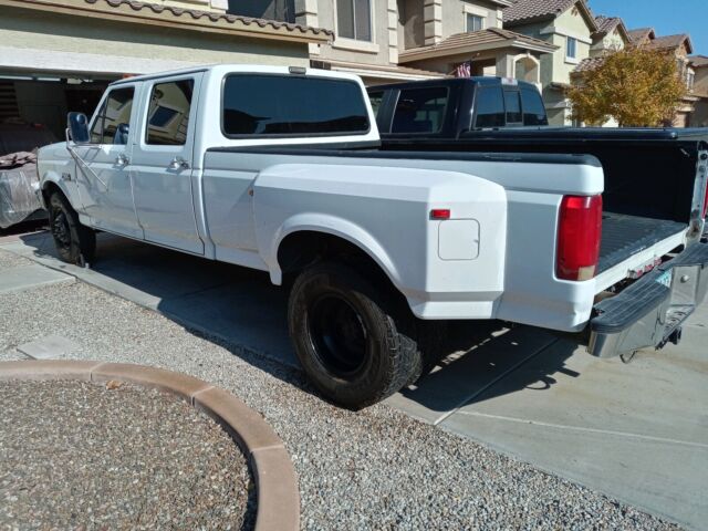 1993 ford f-350 pickup white rwd manual