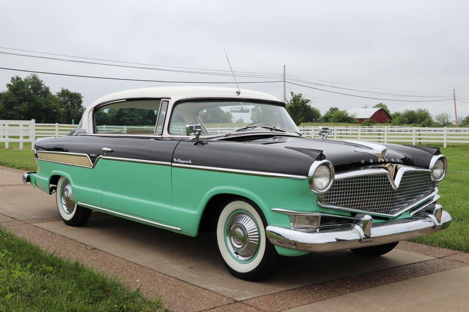 1956 hudson hornet 2 door hardtop 308 engine 63601 miles