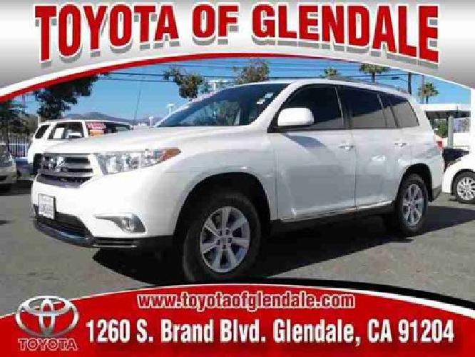 2012 toyota highlander in glendale, ca