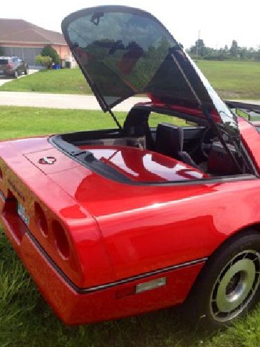 obo 1985 red corvette in cape coral, fl