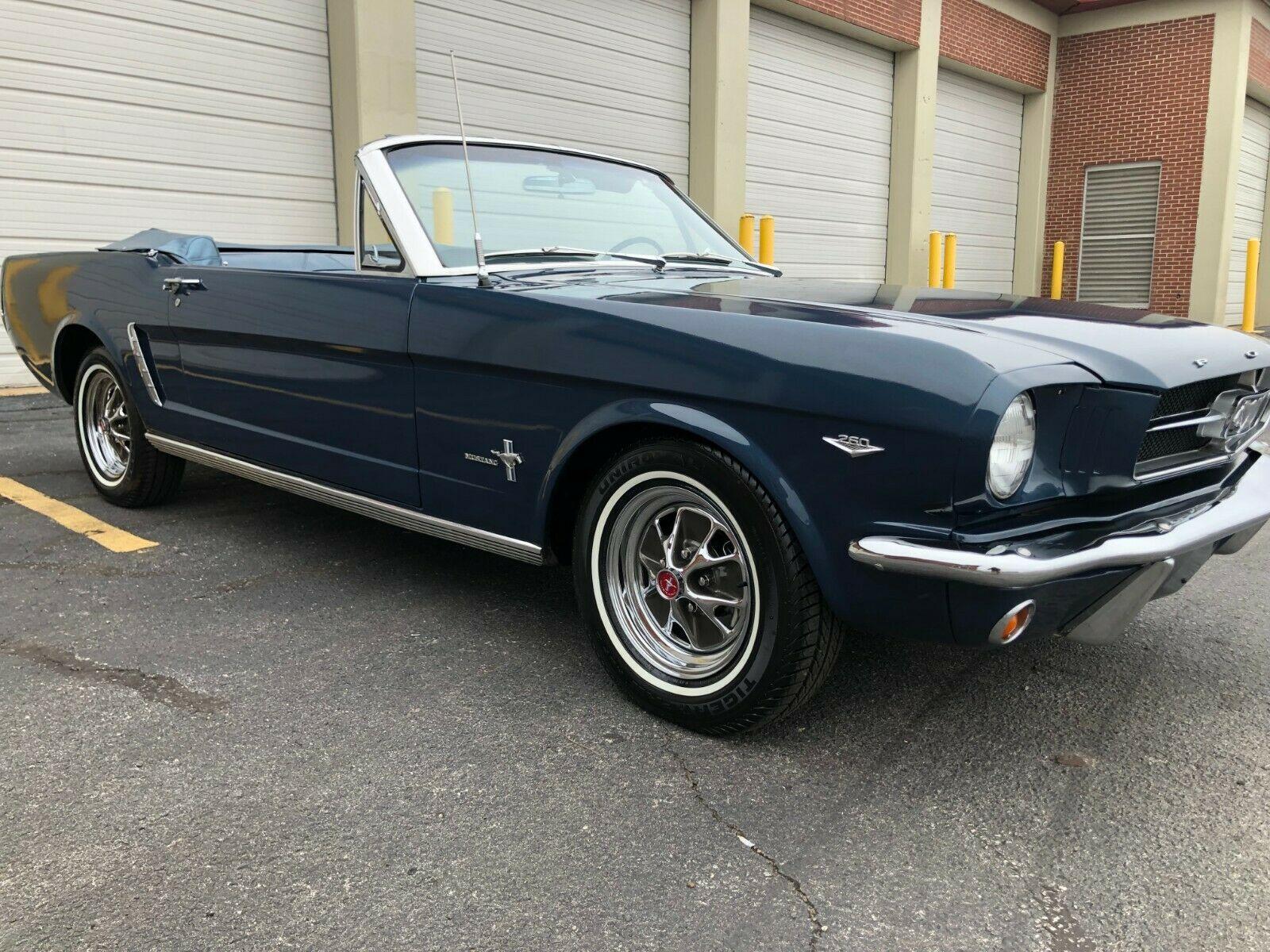 1964 ford mustang caspian blue convertible 82980 miles