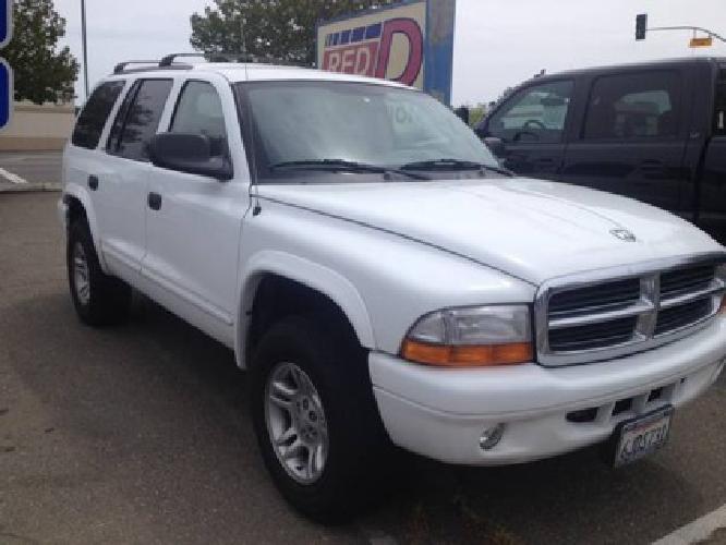 obo 2002 dodge durango 4x4 slt w/tow pack and 3rd row seat in carmichael, ca
