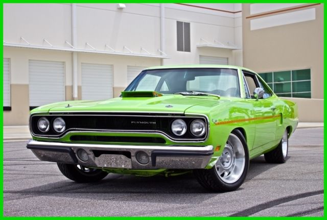 1970 plymouth road runner 440 4bbl v8 4-speed manual