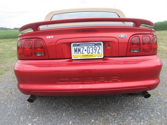 two-owner 1998 ford mustang svt cobra convertible in hershey, pennsylvania