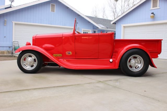 1931 ford model a roadster pickup - hot rod - donovan model d - pro built