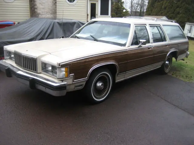 1986 mercury grand marquis ls colony park wagon 4-door 5.0l