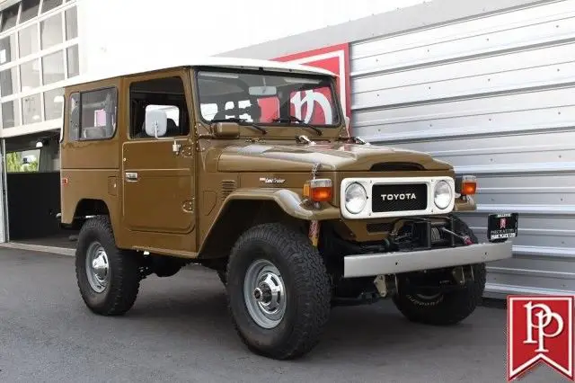 1979 toyota land cruiser fj40 72385 miles olive green